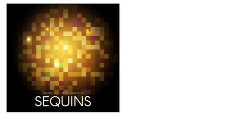 shining sequins abstract background glittering vector image