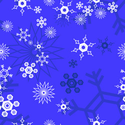 snowflake pattern vector image