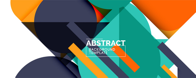 clean minimal geometric abstract background vector image