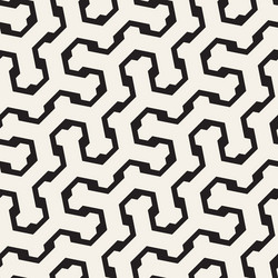 Interlaced Hexagonal Pattern vector image
