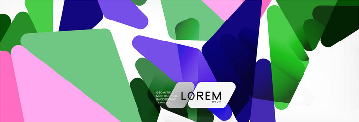 mosaic triangular low poly style abstract vector image