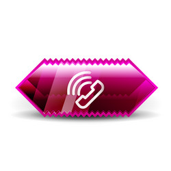 phone support web button vector image