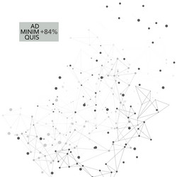 molecules and communication background data vector image