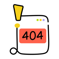 web error vector image