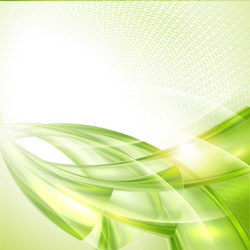 Dynamic Green Wave Texture vector image