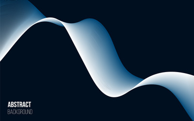 abstract background with color wave design element vector image