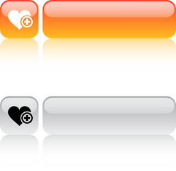 add to vavorite square button vector image