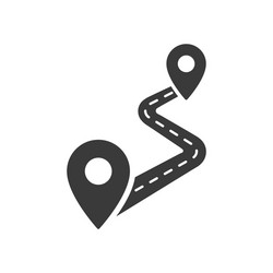Flat map icon Royalty Free Vector Image - VectorStock