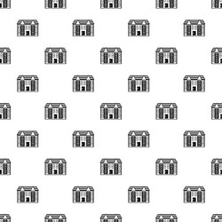 large two-storey house pattern simple style vector image