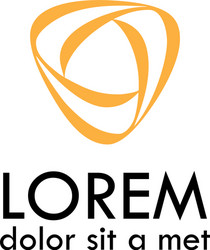 Dynamic Loop Logo vector image