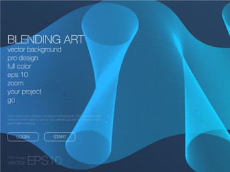 futuristic user interface ui technology vector image