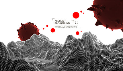 modern science and technology background abstract vector image