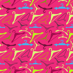abstract hanger seamless pattern or background vector image