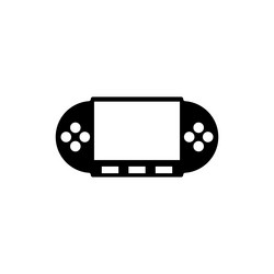 Portable Game Console Icon vector image
