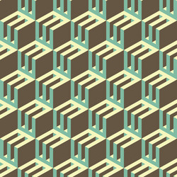 3d blocks structure background seamless geometric vector image