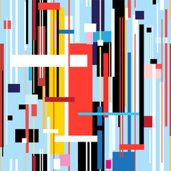 abstract geometric pattern of stripes vector image