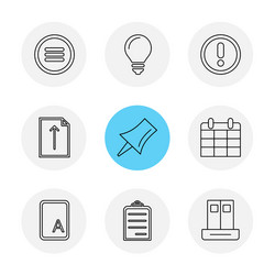 user interface buttons application multimedia vector image