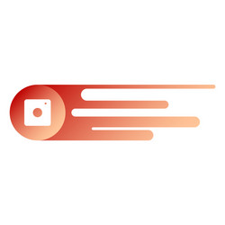 web icon of modern lineart camera digital vector image