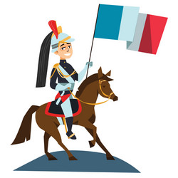 Bastille Day Horse Parade Vector Image