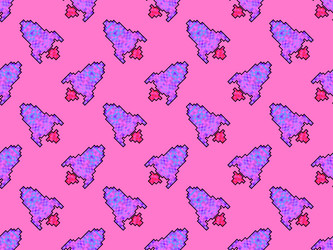 spaceship pixel art seamless pattern space rocket vector image