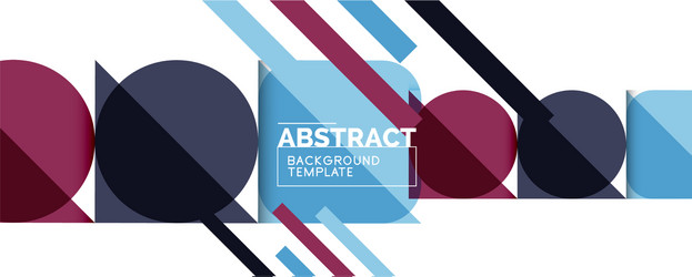 clean minimal geometric abstract background vector image
