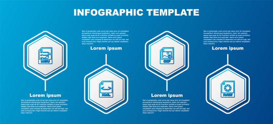 M3U File Document & Raw Data Icons vector image