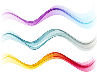 abstract shiny color spectrum wave design element vector image
