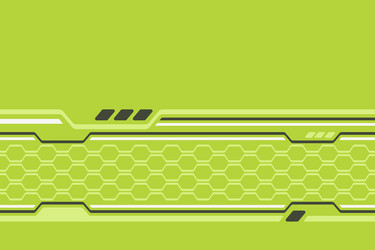Digital Hexagon Pattern vector image