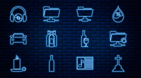 set line tombstone with cross ftp sync refresh vector image