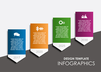 Workflow Diagram Template vector image