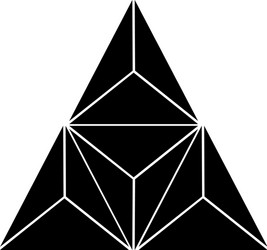 abstract background with triangle vector image