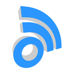 wireless cordless signal internet wifi shape icon vector image
