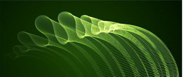 abstract background with magic wave flowing vector image