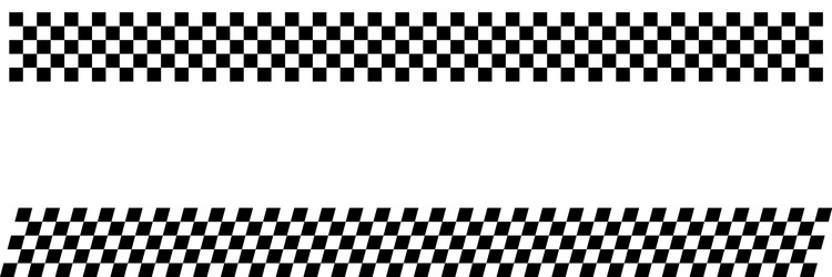 Racing Flag Pattern - Checkerboard vector image