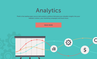 Web Analytics & SEO Elements vector image