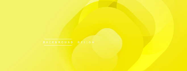 bright yellow abstract background overlapping vector image