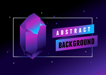 design template and in trendy bright gradient vector image