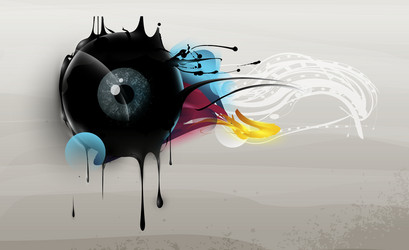 Human eye abstract Royalty Free Vector Image - VectorStock