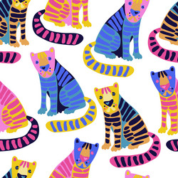 seamless pattern design of a cute vector image