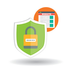 security system design technology vector image