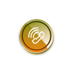 phone support web button vector image