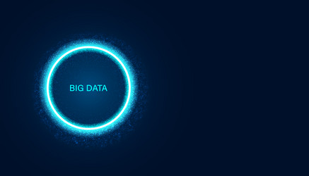 abstract big data quantum design vector image