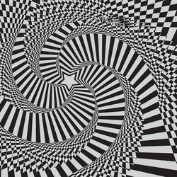 abstract background with optical effect vector image