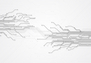 abstract background with technology circuit board vector image