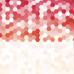 abstract color 3d hexagonal vector image