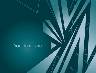 Cyan Geometric Abstract Background vector image