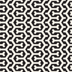 Interlaced Hexagonal Pattern vector image