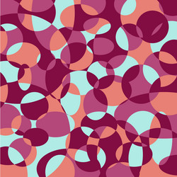 psychedelic square abstract background red vector image