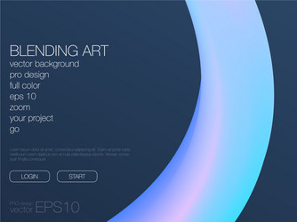 futuristic user interface ui technology vector image