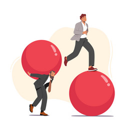 hard and easy problems solving concept business vector image